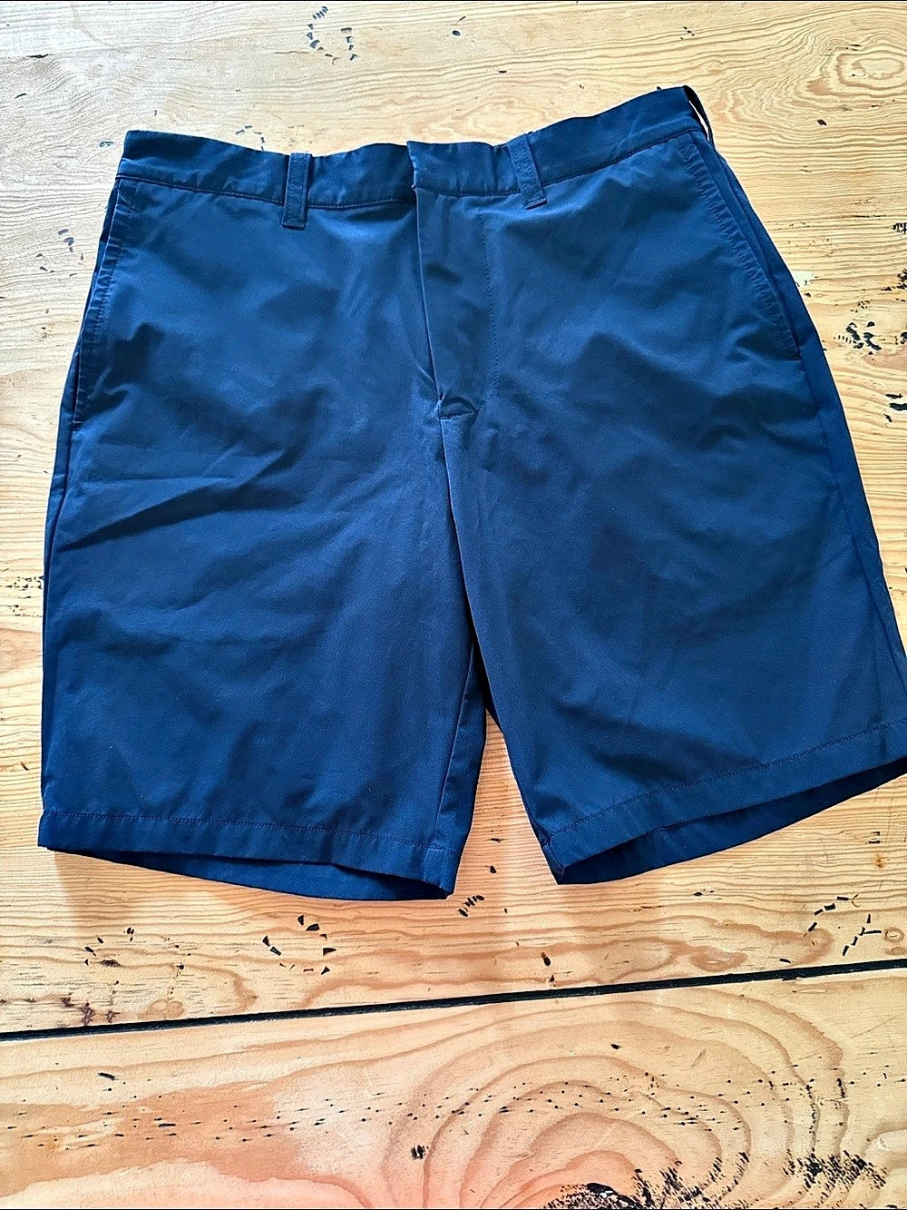 J.Crew 9" Tech Short Flat Front Shorts Blue Waist 29